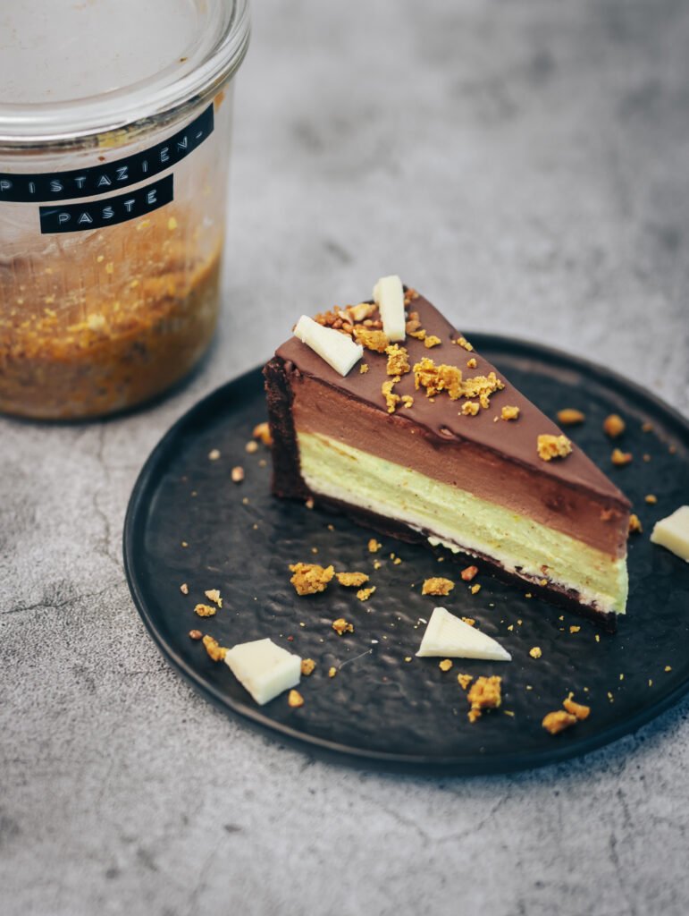 Pistazien-Nougat Cheesecake – ohne Backen